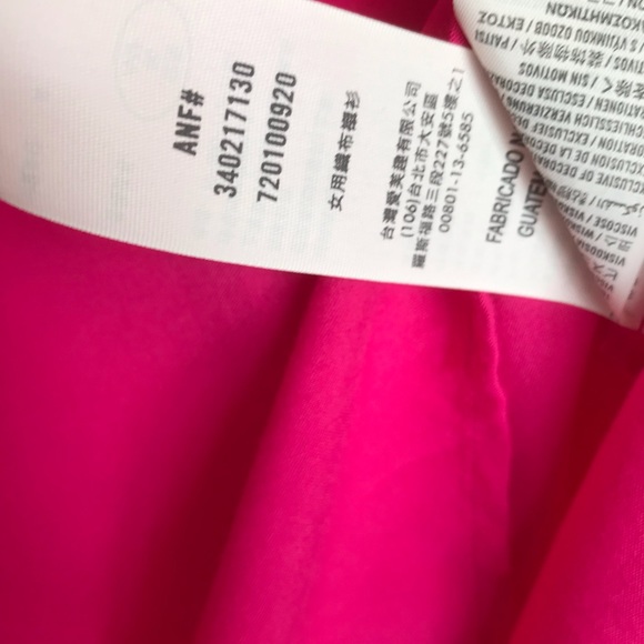 Hollister Button Down Shirt Women Fucsia Sz L - Picture 7 of 8